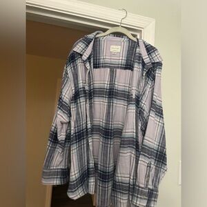 American Eagle Boyfriend Fit Flannel Size XXL
